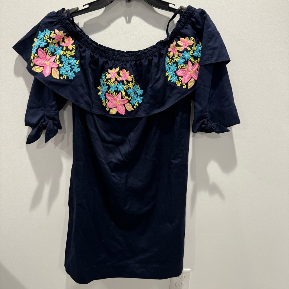 Lilly Pulitzer Vanesa Off the Shoulder Dress medium